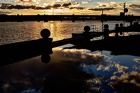 Sunset at Tempe Town Lake 