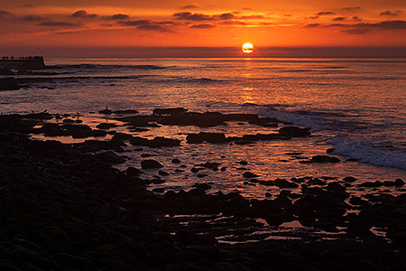 Sunset at La Jolla, California 