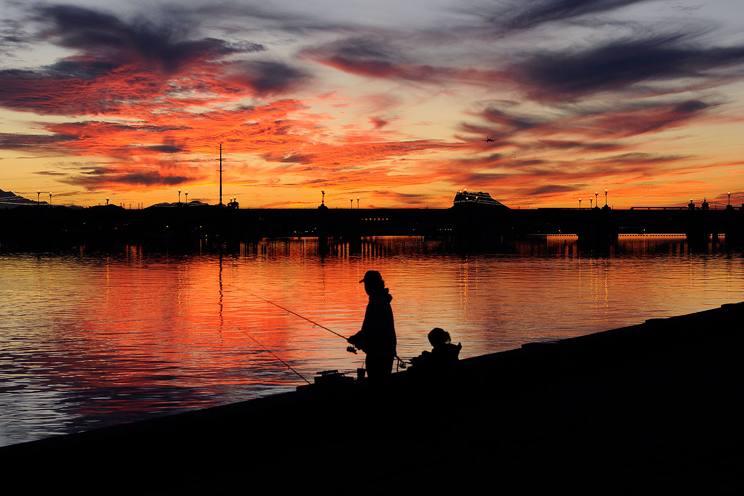 2009-01-08-tempe-lake-sunset-74151