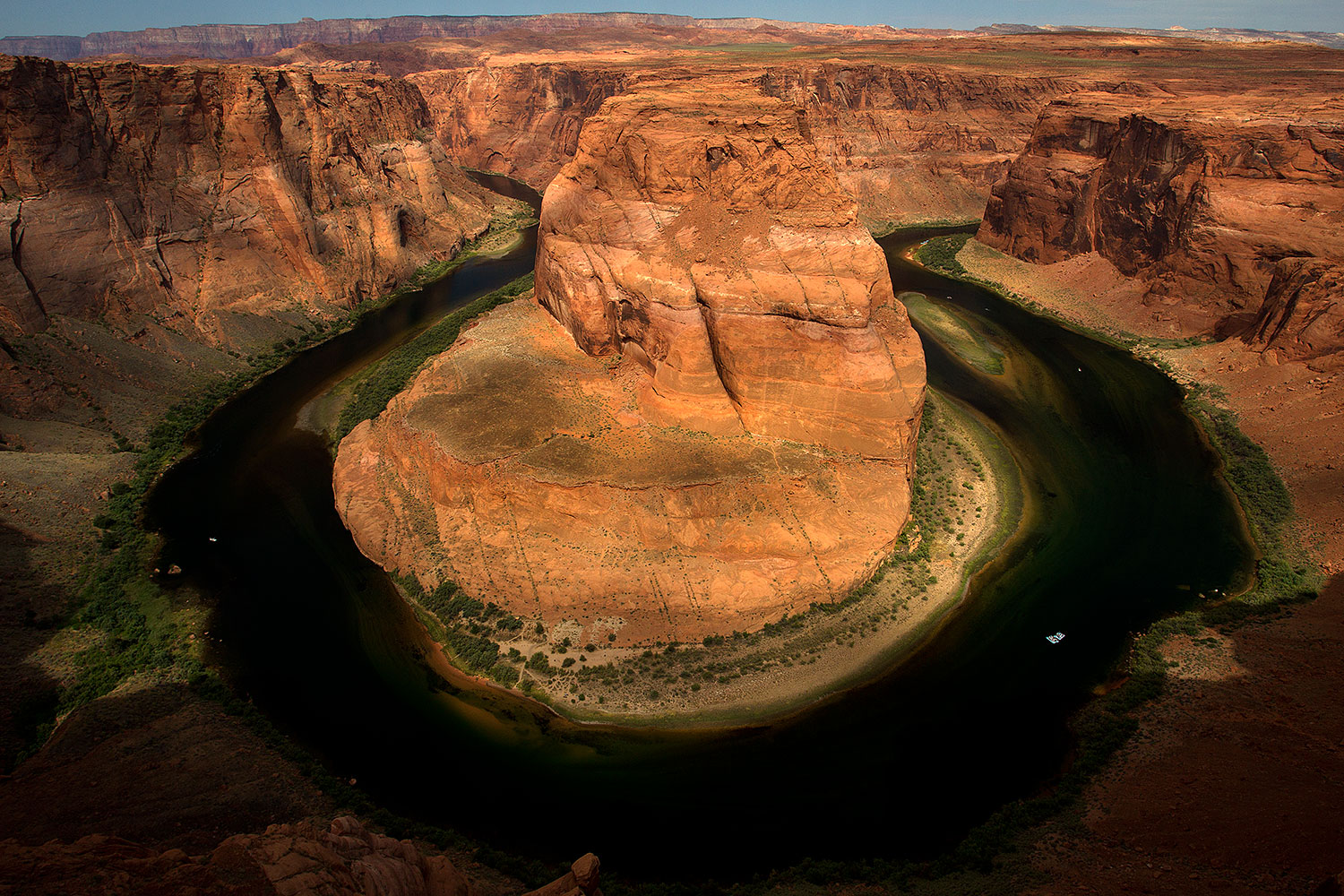 Morning at Horseshoe Bend â€¦ July 2010