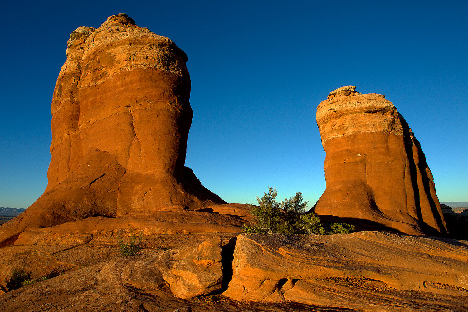 Remnants of an arch in Arches National Park â€¦ September 2010