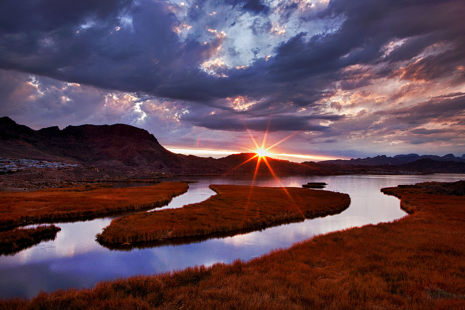 Sunset at Bill Williams River â€¦ December 2011