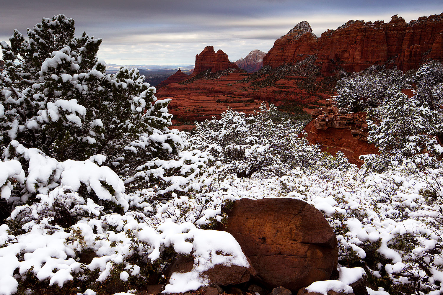 Snow in Sedona â€¦ April 2012