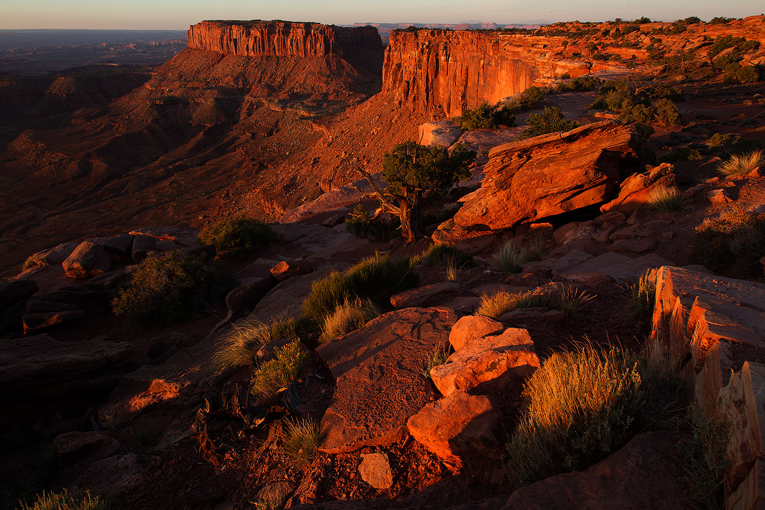 Sunrise at Grand View in Canyonlands National Park â€¦ October 2013