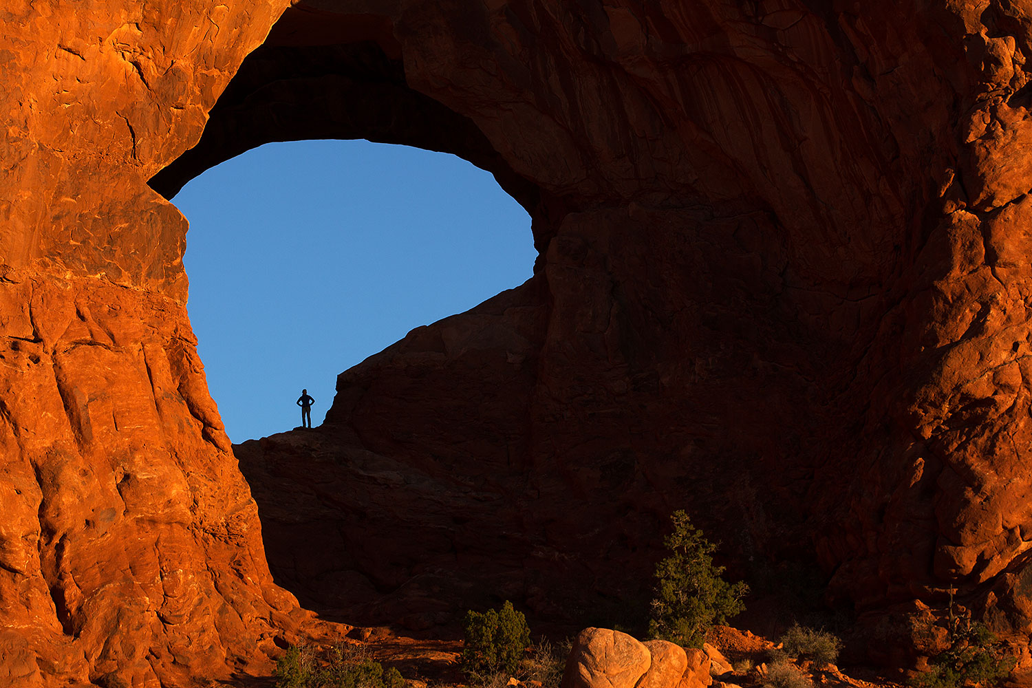 Double Arch in Arches National Park â€¦ October 2013