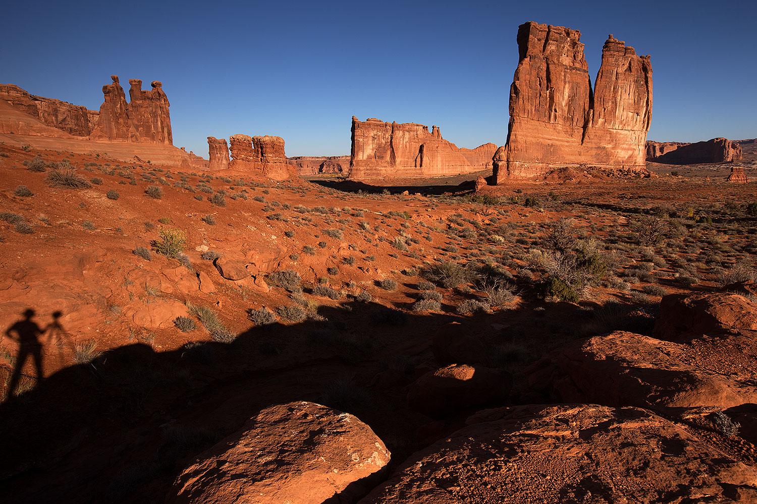 Courthouse Towers in Arches National Park â€¦ November 2013