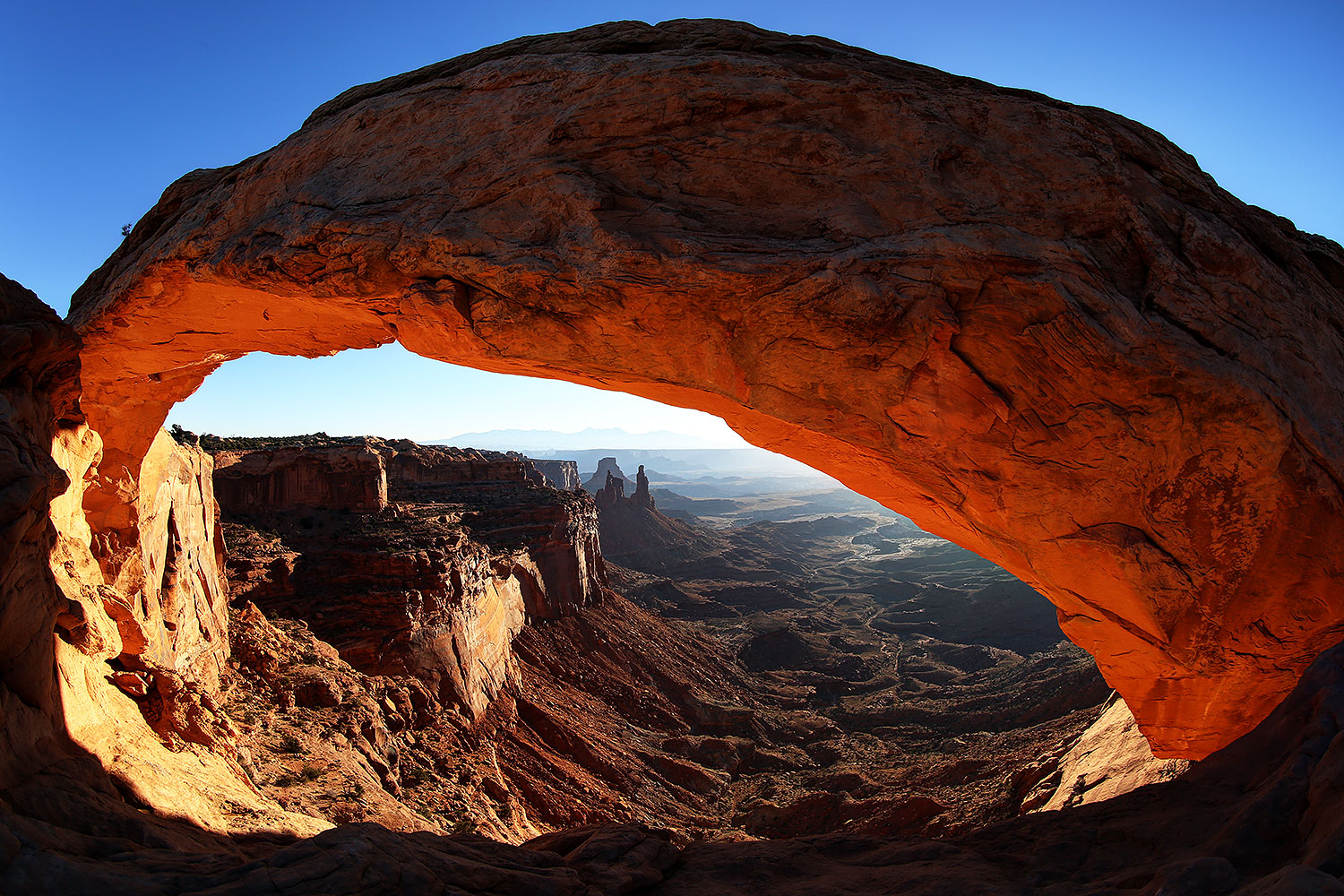 Sunrise at Mesa Arch in Canyonlands National Park â€¦ November 2013