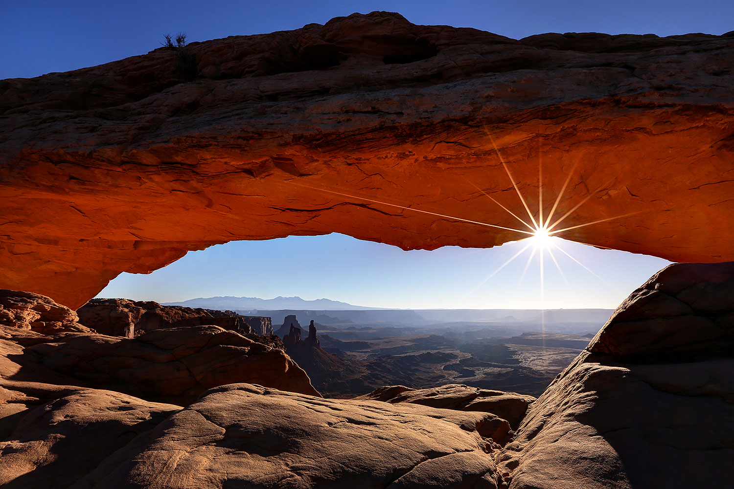 Sunrise at Mesa Arch in Canyonlands National Park â€¦ November 2013