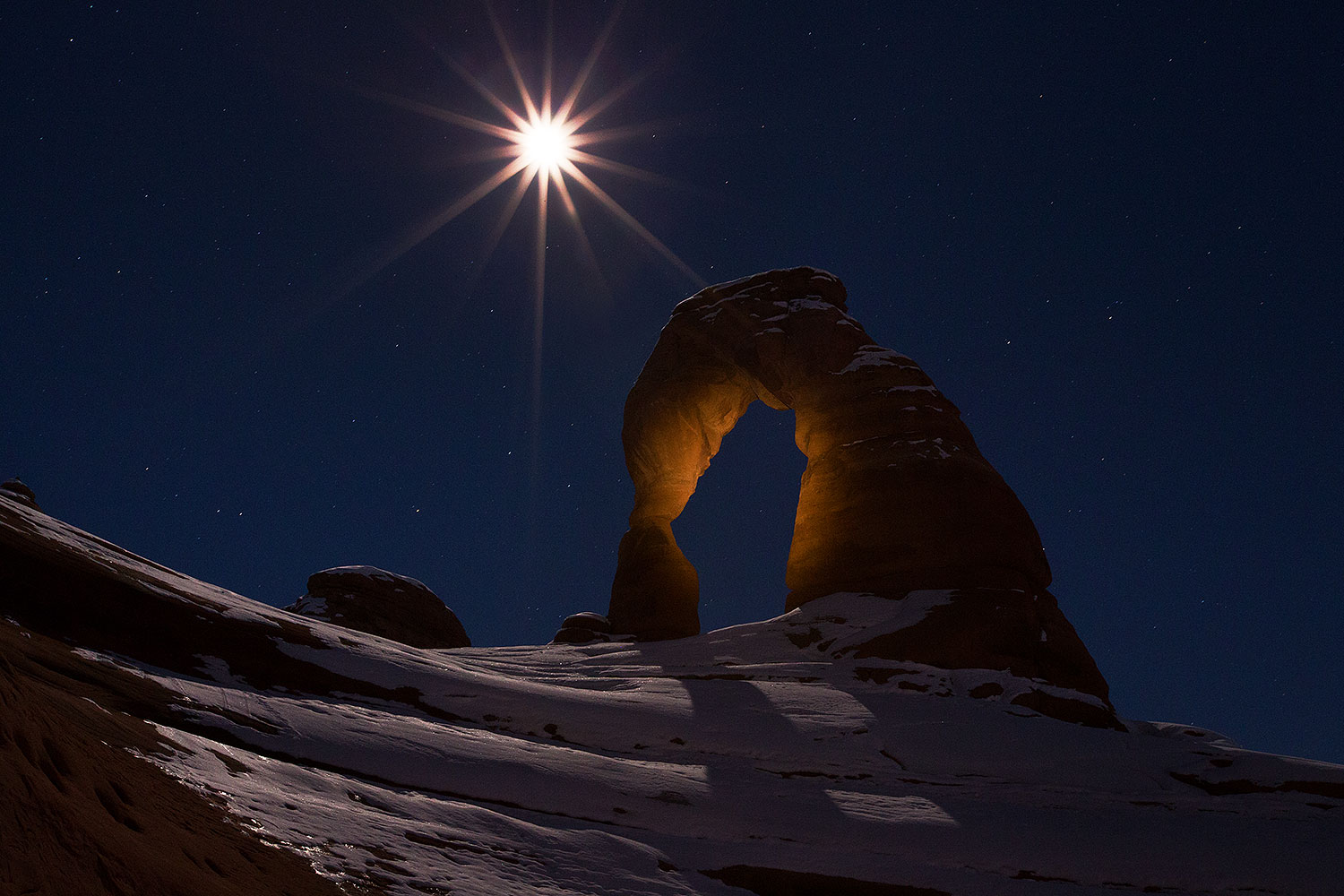 Delicate Arch in Arches National Park â€¦ December 2013