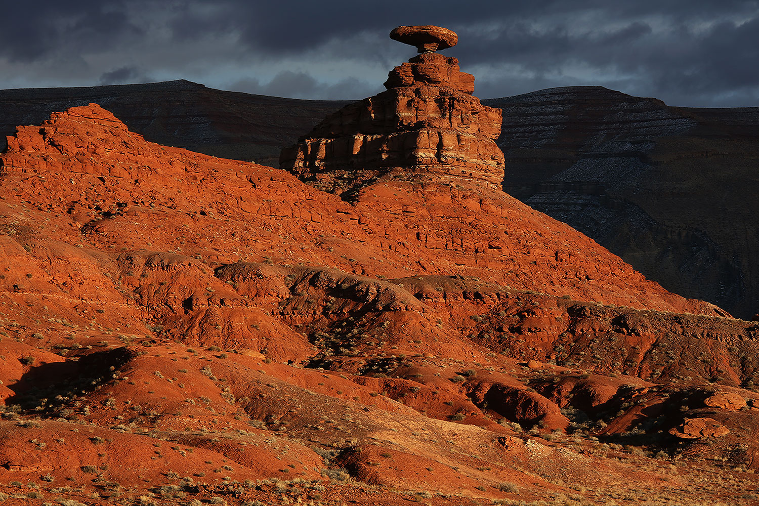 Evening at Mexican Hat, Utah â€¦ December 2013