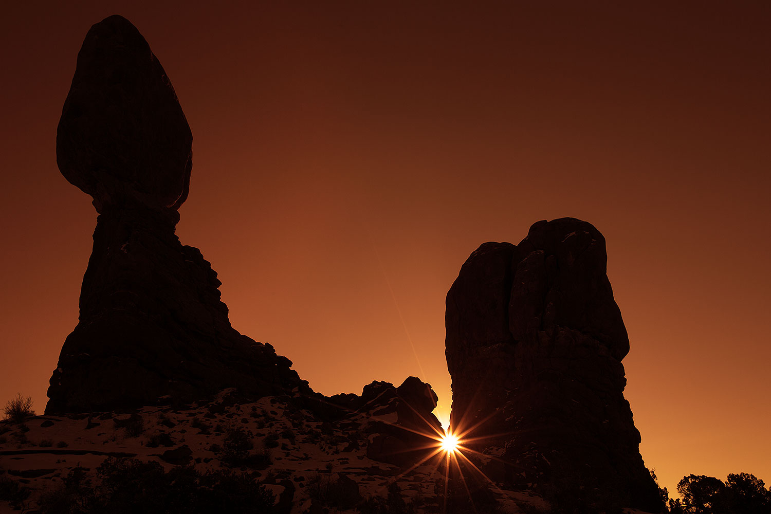 Balanced Rock in Arches National Park â€¦ December 2013