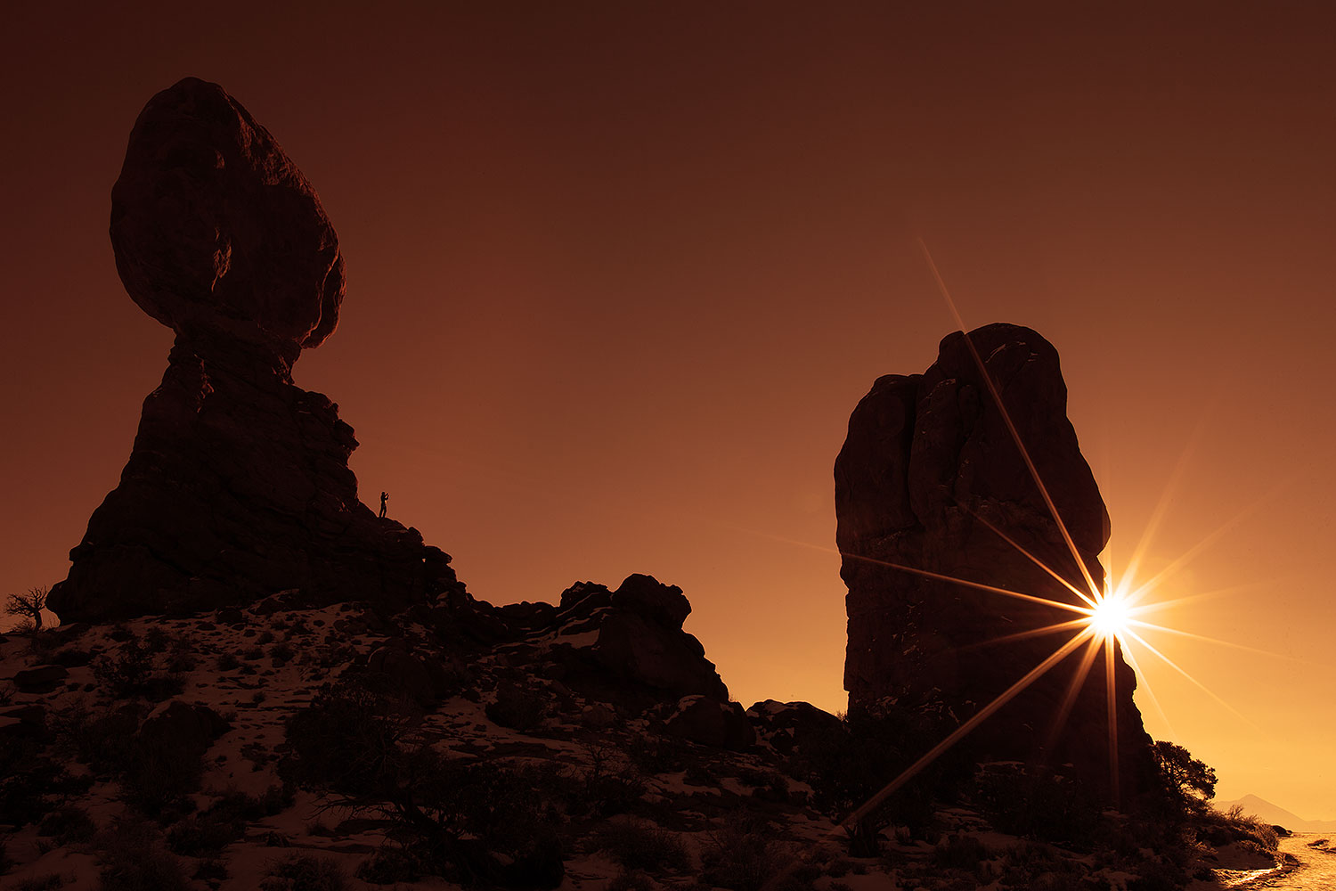 Balanced Rock in Arches National Park â€¦ December 2013