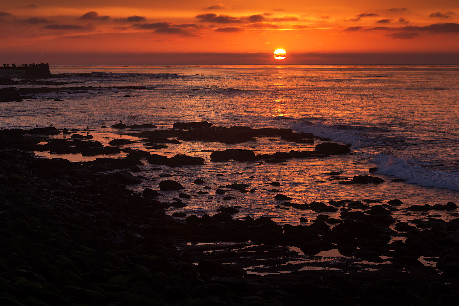 Sunset at La Jolla, California â€¦ January 2014