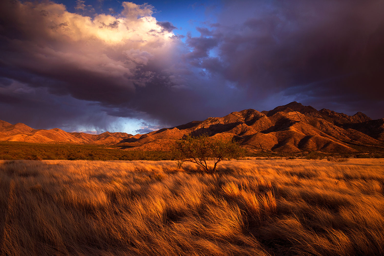 Clouds over Santa Rita Mountains â€¦ March 2016