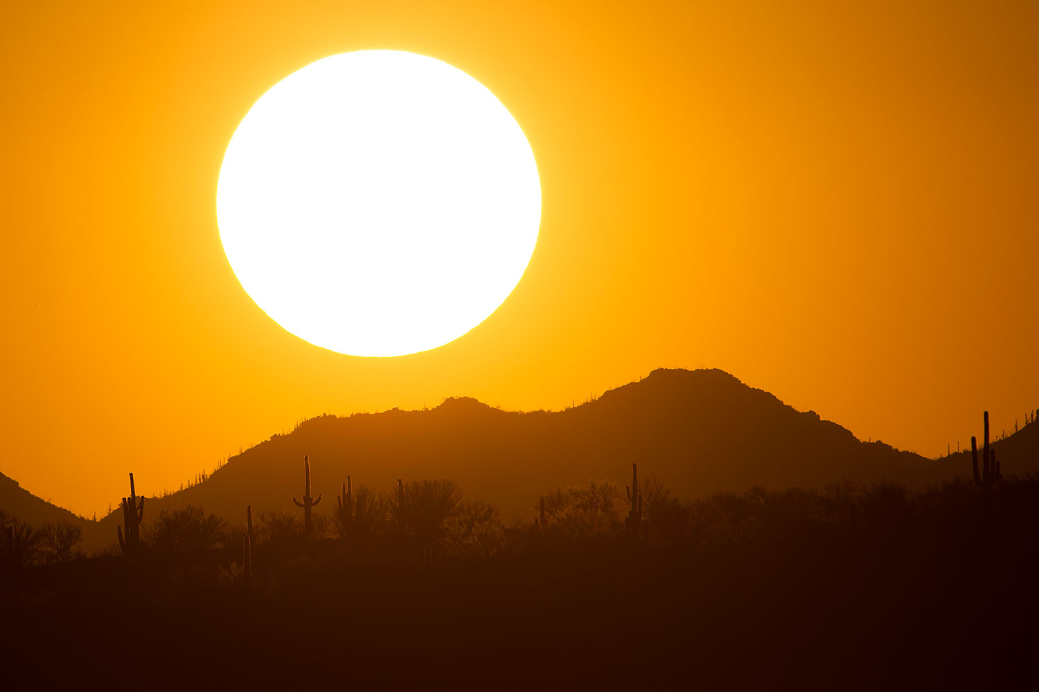 Sunset in Santa Catalina Mountains â€¦ July 2017