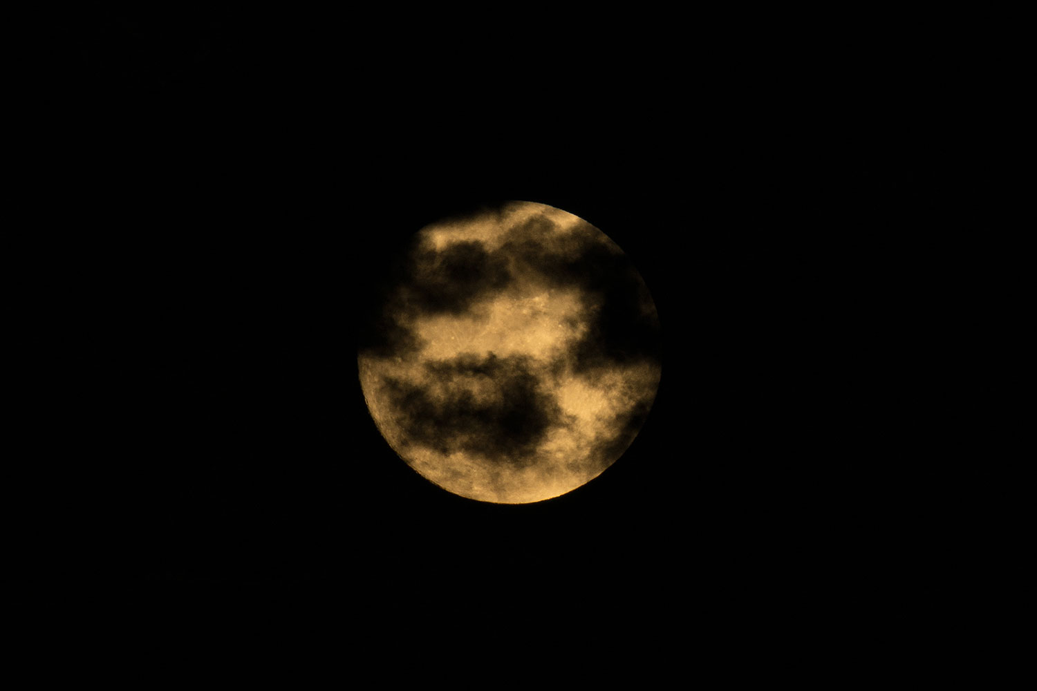 Moon and clouds at Four Peaks, Arizona â€¦ October 2017